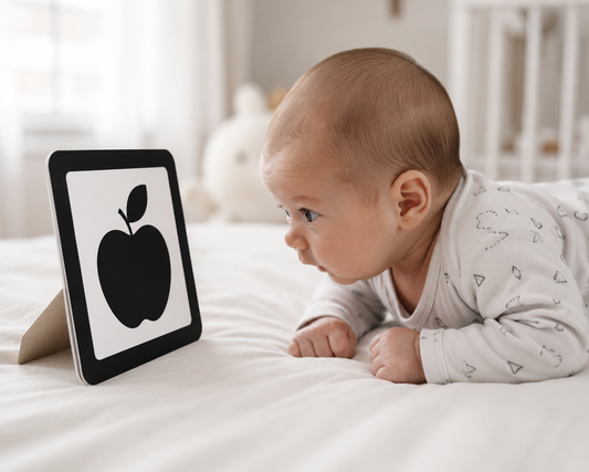 Newborn Vision Development: Why Black and White Cards Are So Important During the First Months