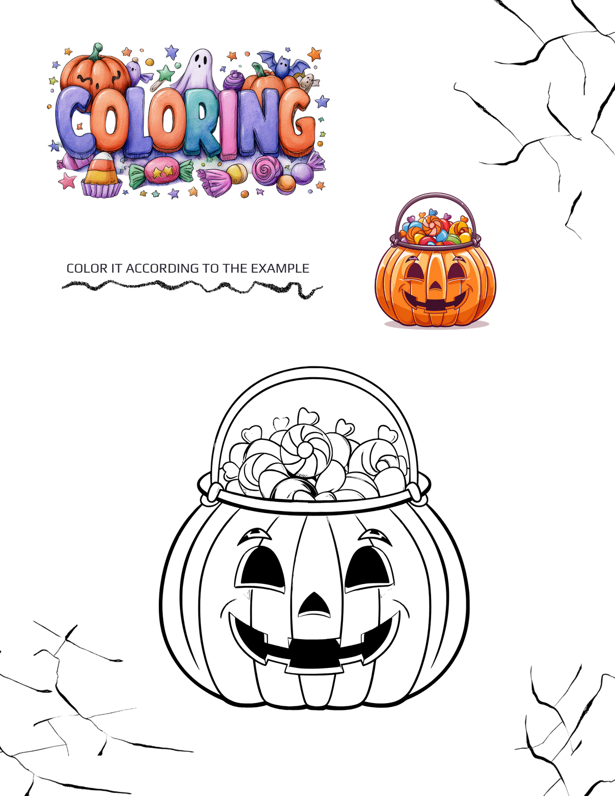 Halloween Activity Book for Kids | 21 Fun & Educational Printable Worksheets