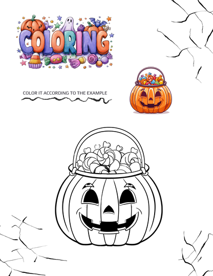 Halloween Activity Book for Kids | 21 Fun & Educational Printable Worksheets