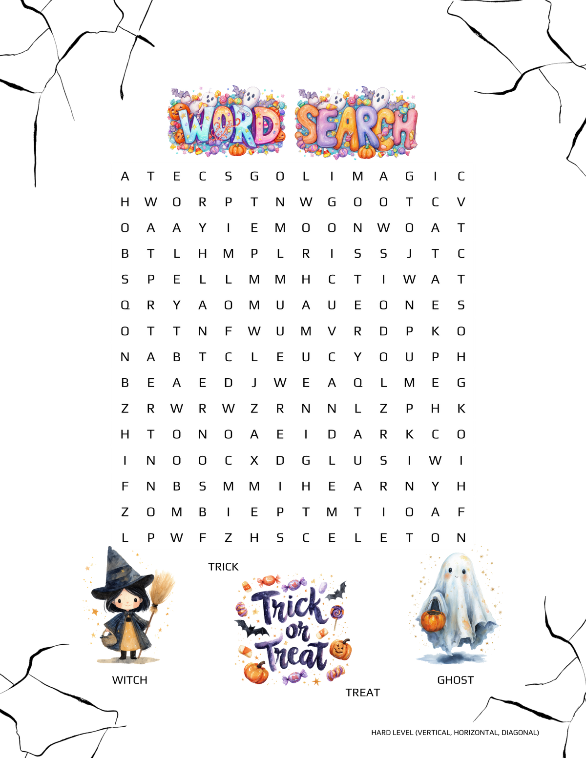 Halloween Activity Book for Kids | 21 Fun & Educational Printable Worksheets