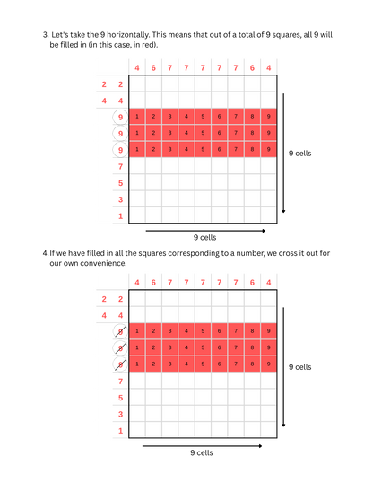 How to Solve Nonograms | Step-by-Step Beginner's Guide | Learn Picross & Griddlers PDF