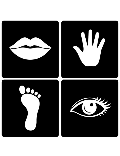 Black & White Flash Cards for Newborns | High-Contrast Visual Stimulation Cards