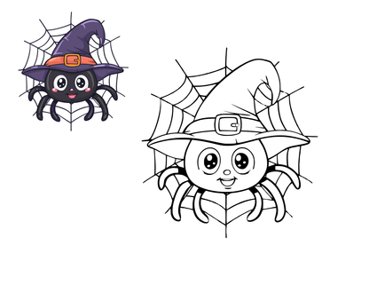 Halloween Coloring Pages for Kids | Cute Pumpkin, Spider & More | Printable Halloween Activity | PDF Download
