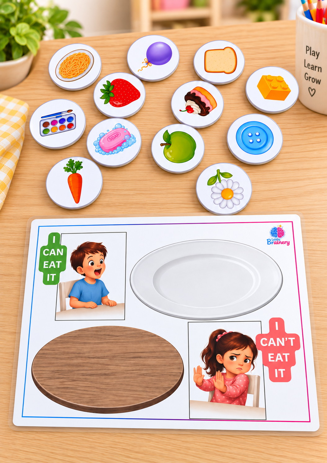 Food or Not Food Sorting Activity | Can I Eat It? Preschool Printable PDF