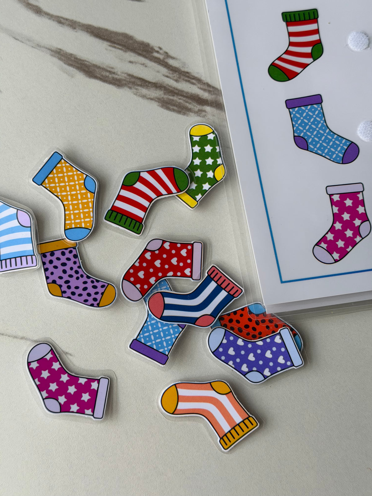 Find the Matching Sock Printable | Sock Matching Activity for Kids | Preschool Matching Game | PDF Download