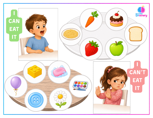Food or Not Food Sorting Activity | Can I Eat It? Preschool Printable PDF
