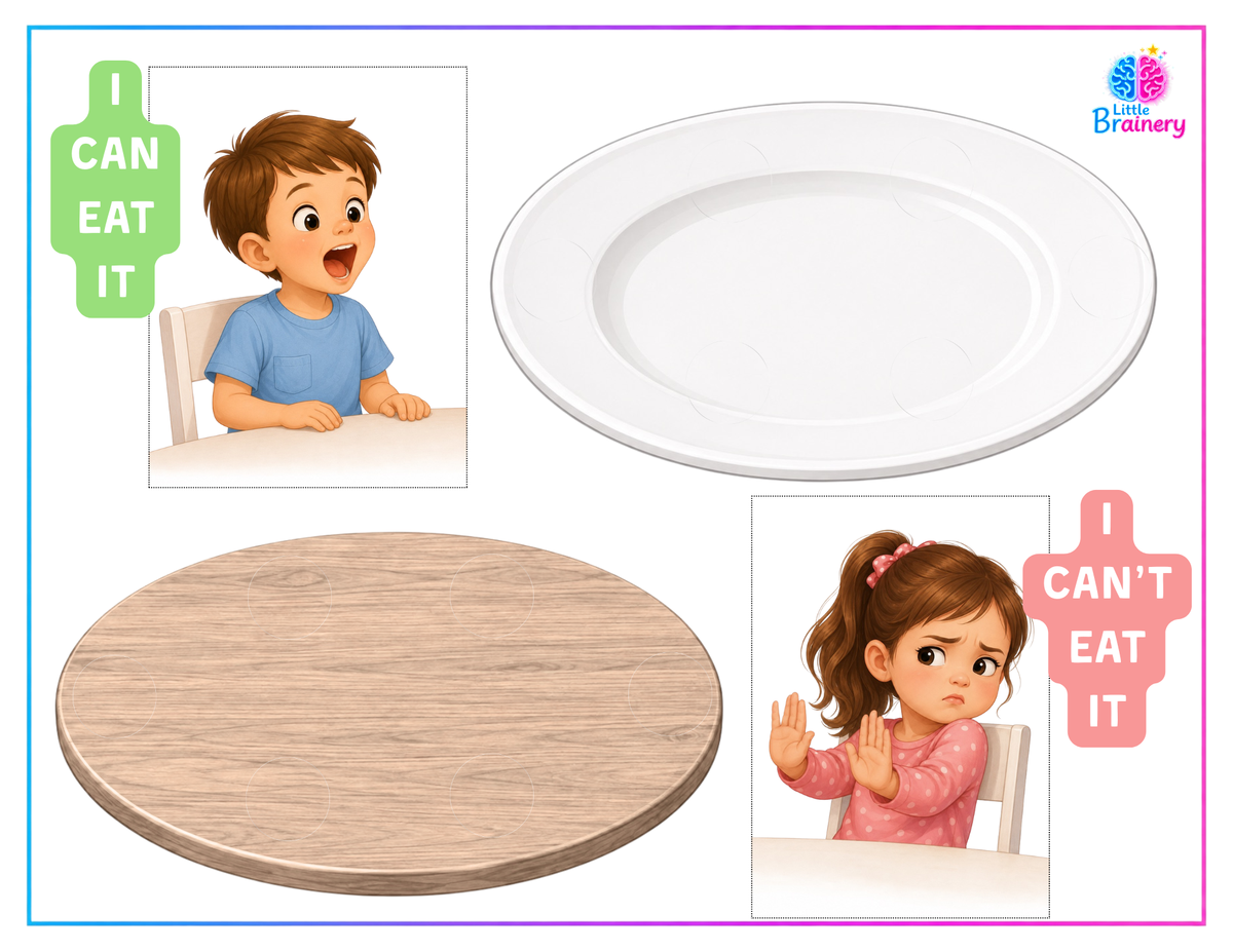 Food or Not Food Sorting Activity | Can I Eat It? Preschool Printable PDF