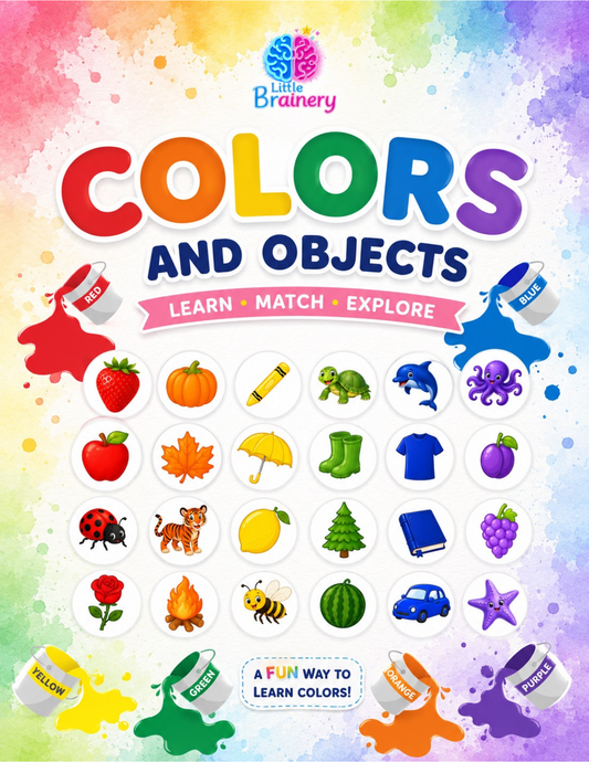 Color Sorting Activity for Kids | Printable Color Matching Game | Preschool Learning PDF